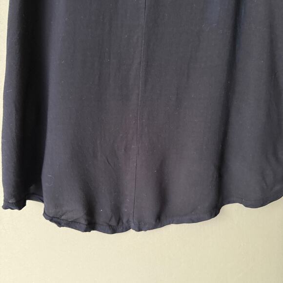 Anthropologie Left of Center sz XS navy blue lagenlook tank top - Picture 8 of 8